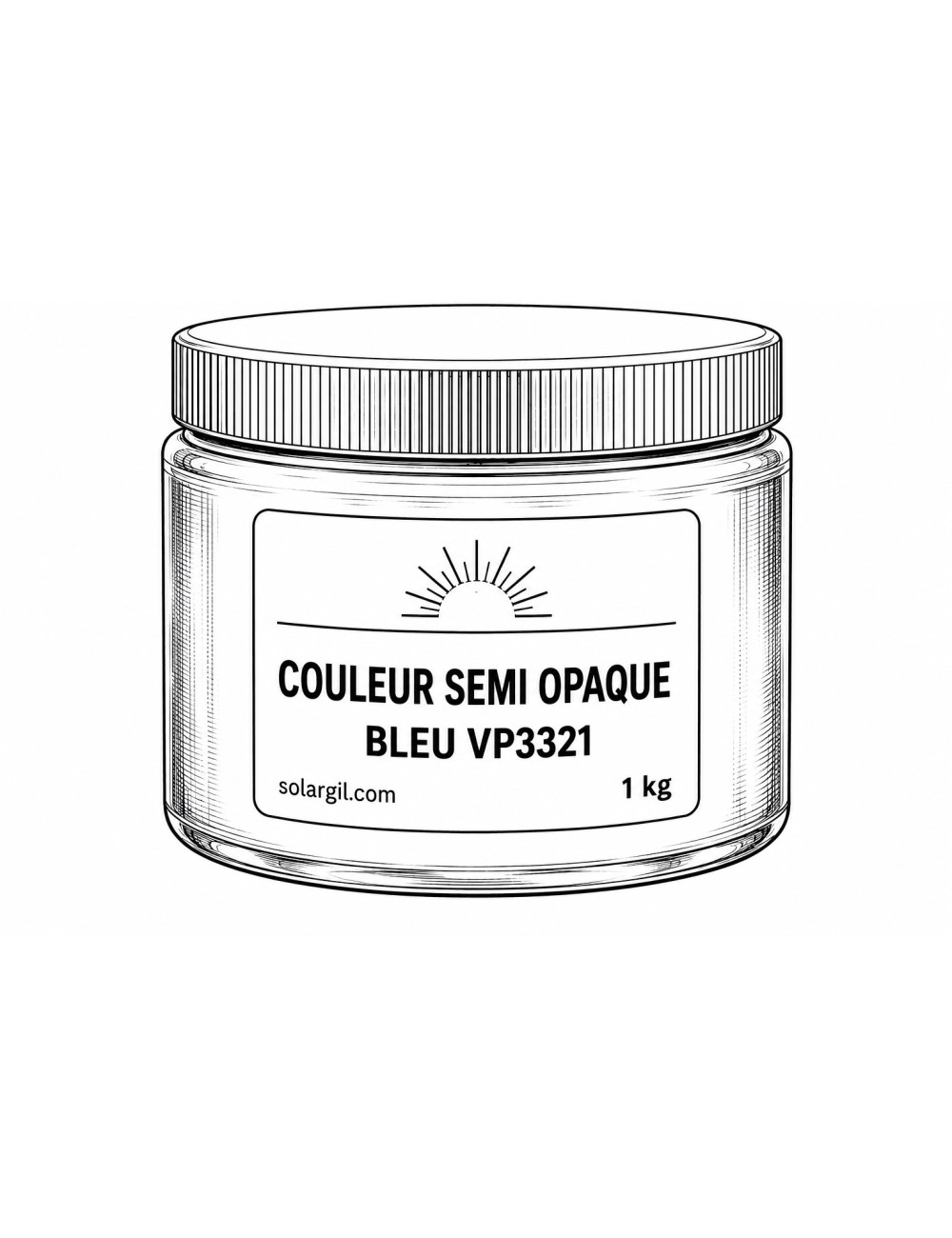 COULEUR SEMI OPAQUE BLEU VP3321