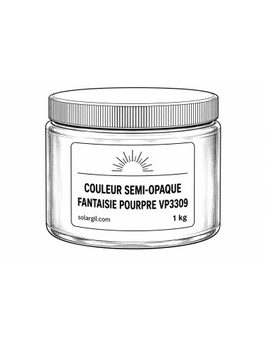 COULEUR SEMI-OPAQUE FANTAISIE POURPRE VP3309
