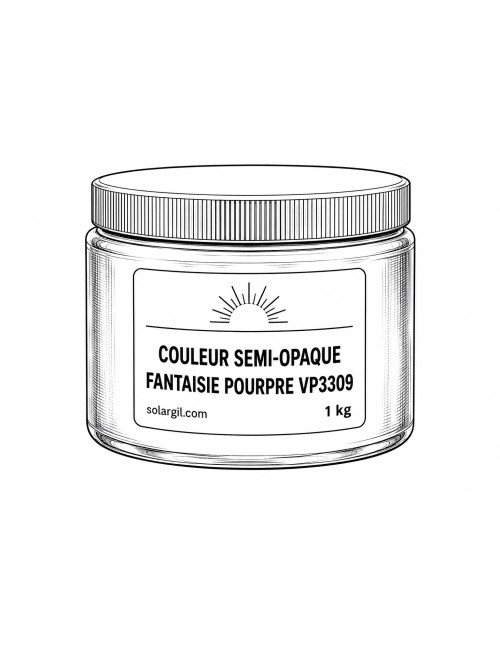 COULEUR SEMI-OPAQUE FANTAISIE POURPRE VP3309