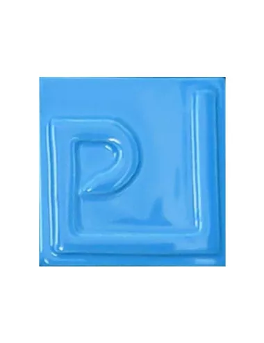 ÉMAIL FAÏENCE OPAQUE SANS PLOMB BRILLANT BLEU PAON EOSP18