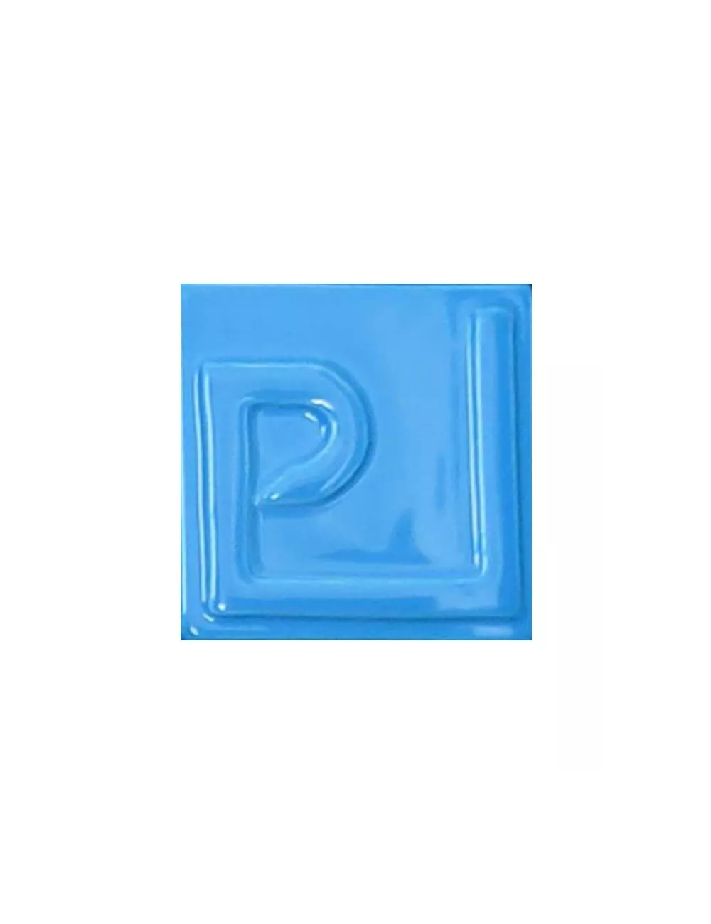 ÉMAIL FAÏENCE OPAQUE SANS PLOMB BRILLANT BLEU PAON EOSP18