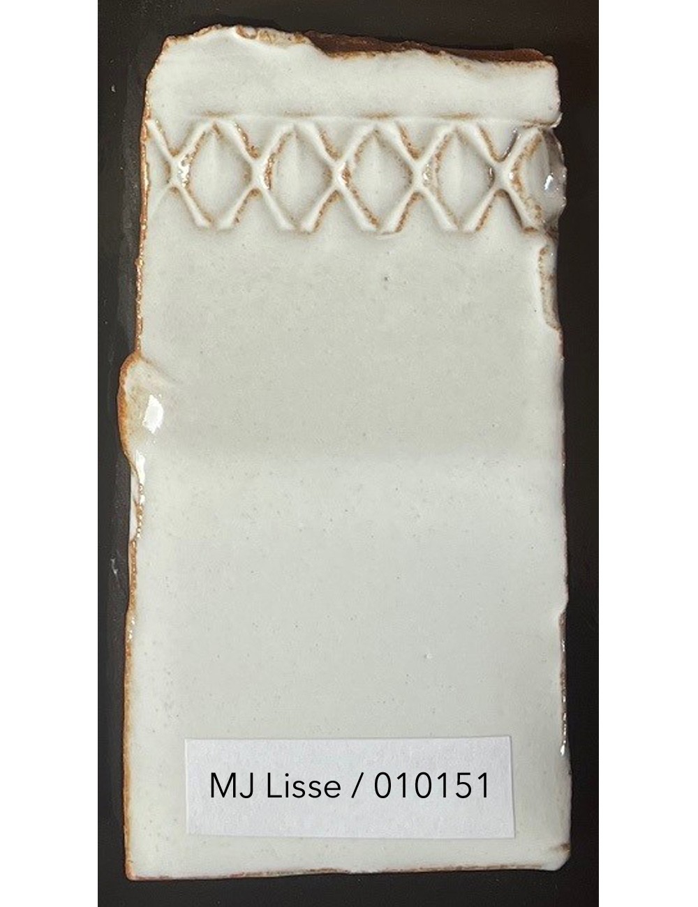 ÉMAIL GRÈS & PORCELAINE SANS PLOMB BLANC LAITEUX 010151