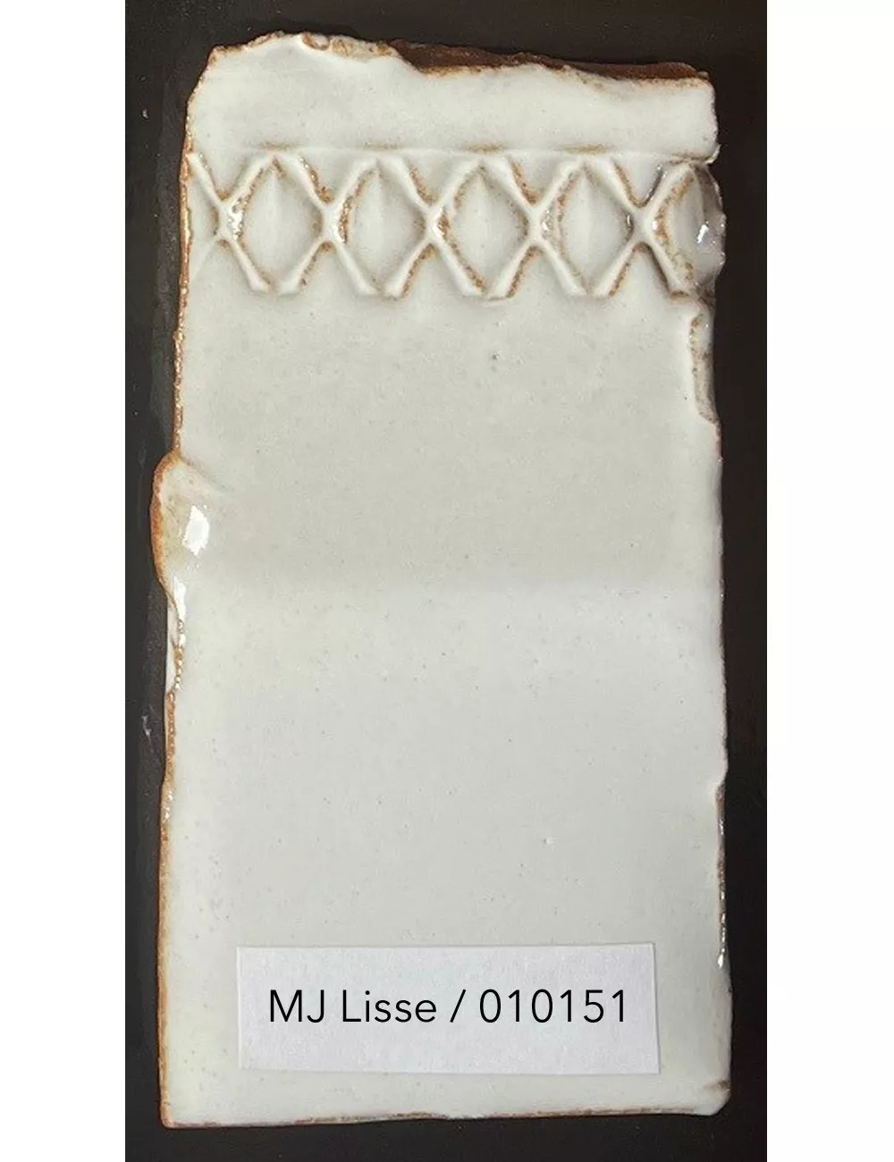 ÉMAIL GRÈS & PORCELAINE SANS PLOMB BLANC LAITEUX 010151