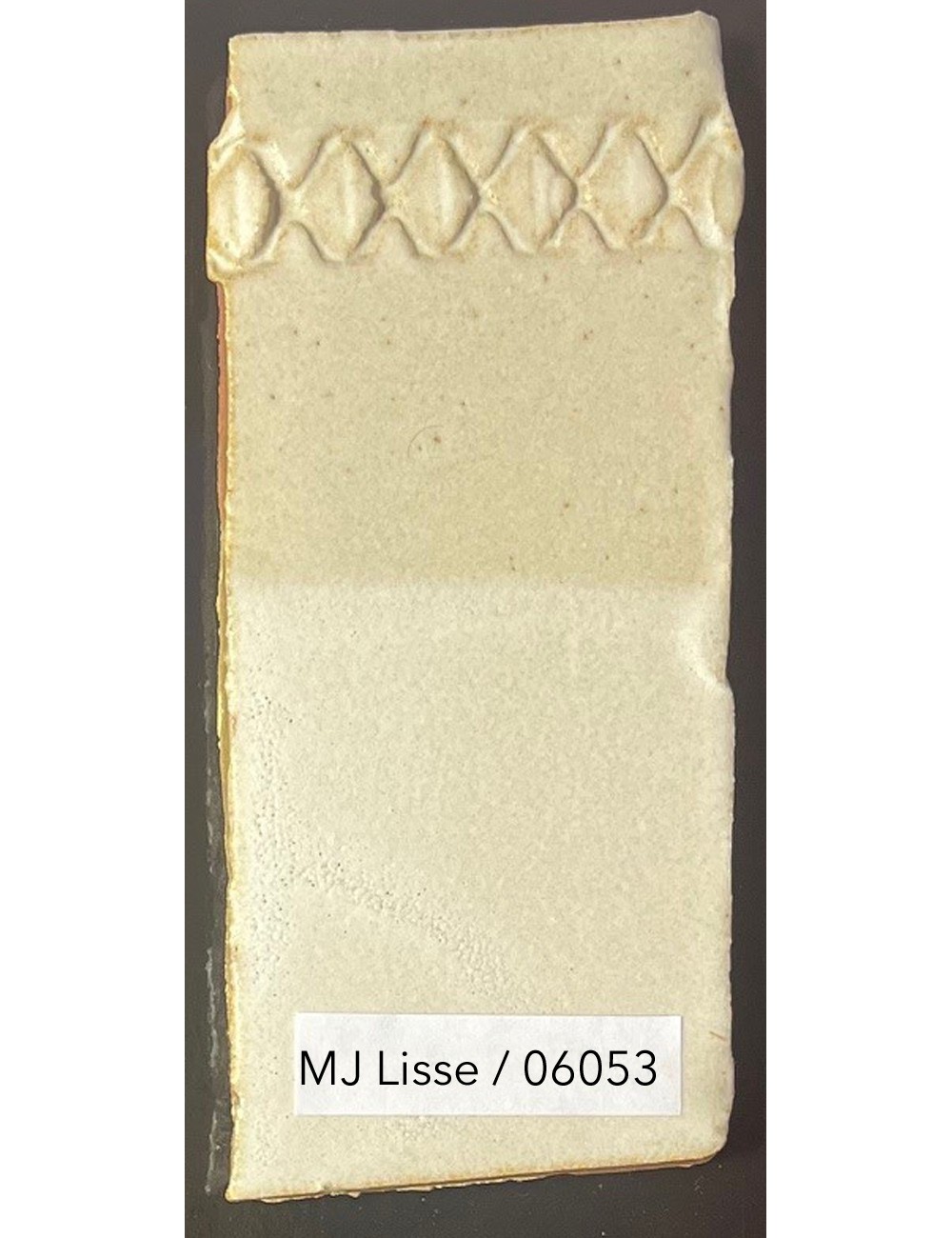 ÉMAIL GRÈS & PORCELAINE SANS PLOMB OPAQUE BLANC MAT 06053