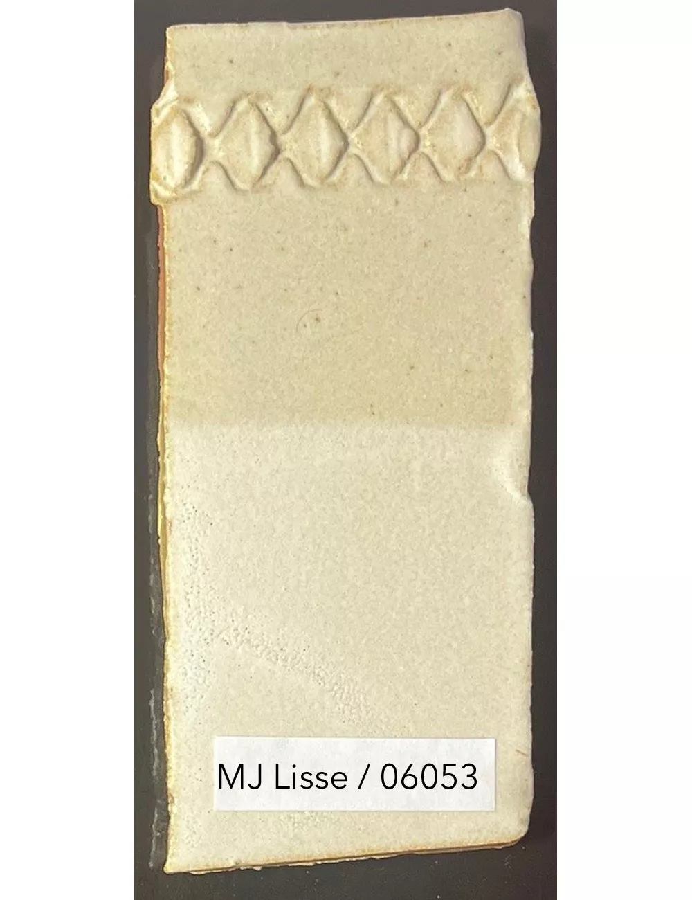 ÉMAIL GRÈS & PORCELAINE SANS PLOMB OPAQUE BLANC MAT 06053