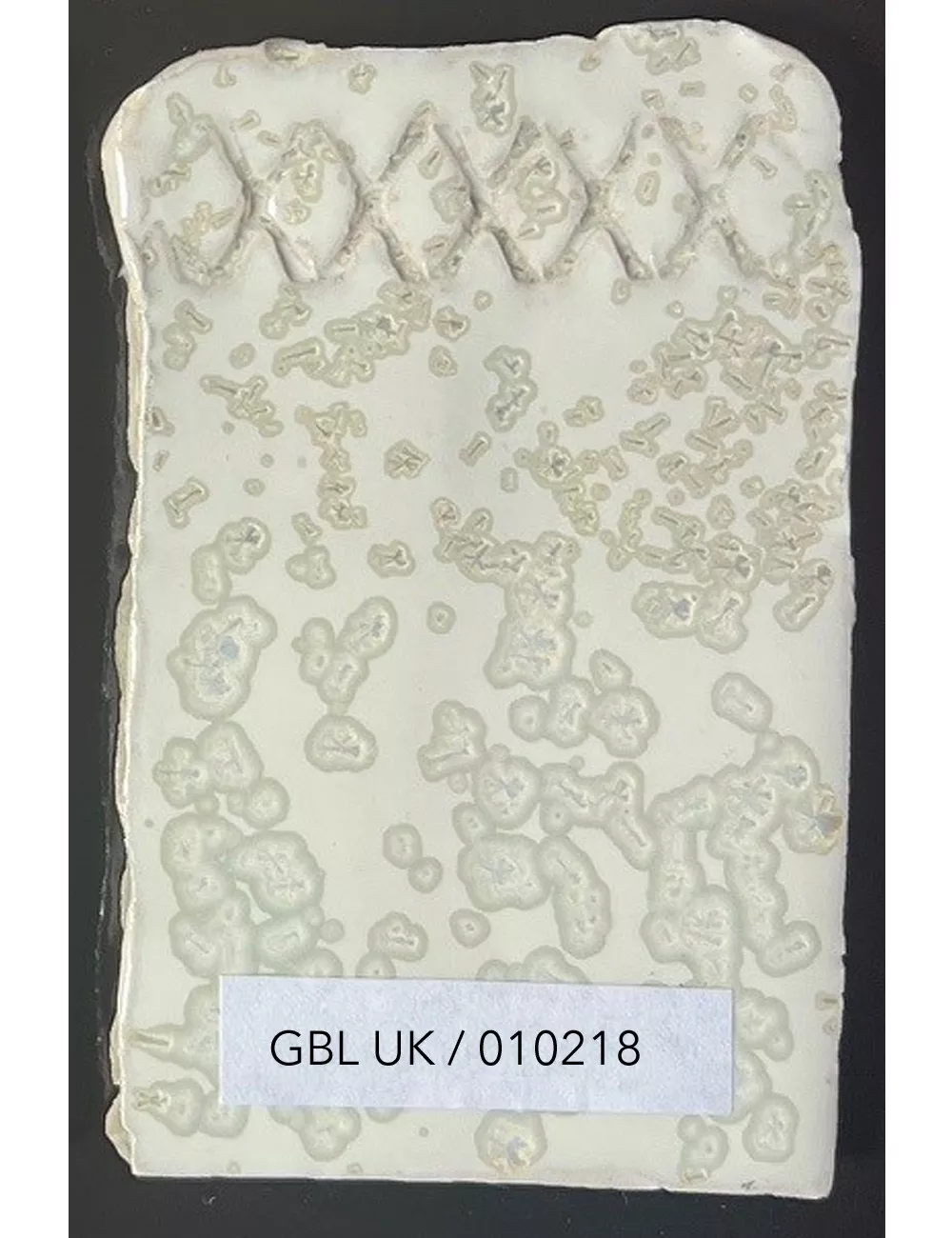 ÉMAIL GRÈS & PORCELAINE SANS PLOMB BLANC NACRÉ 010218