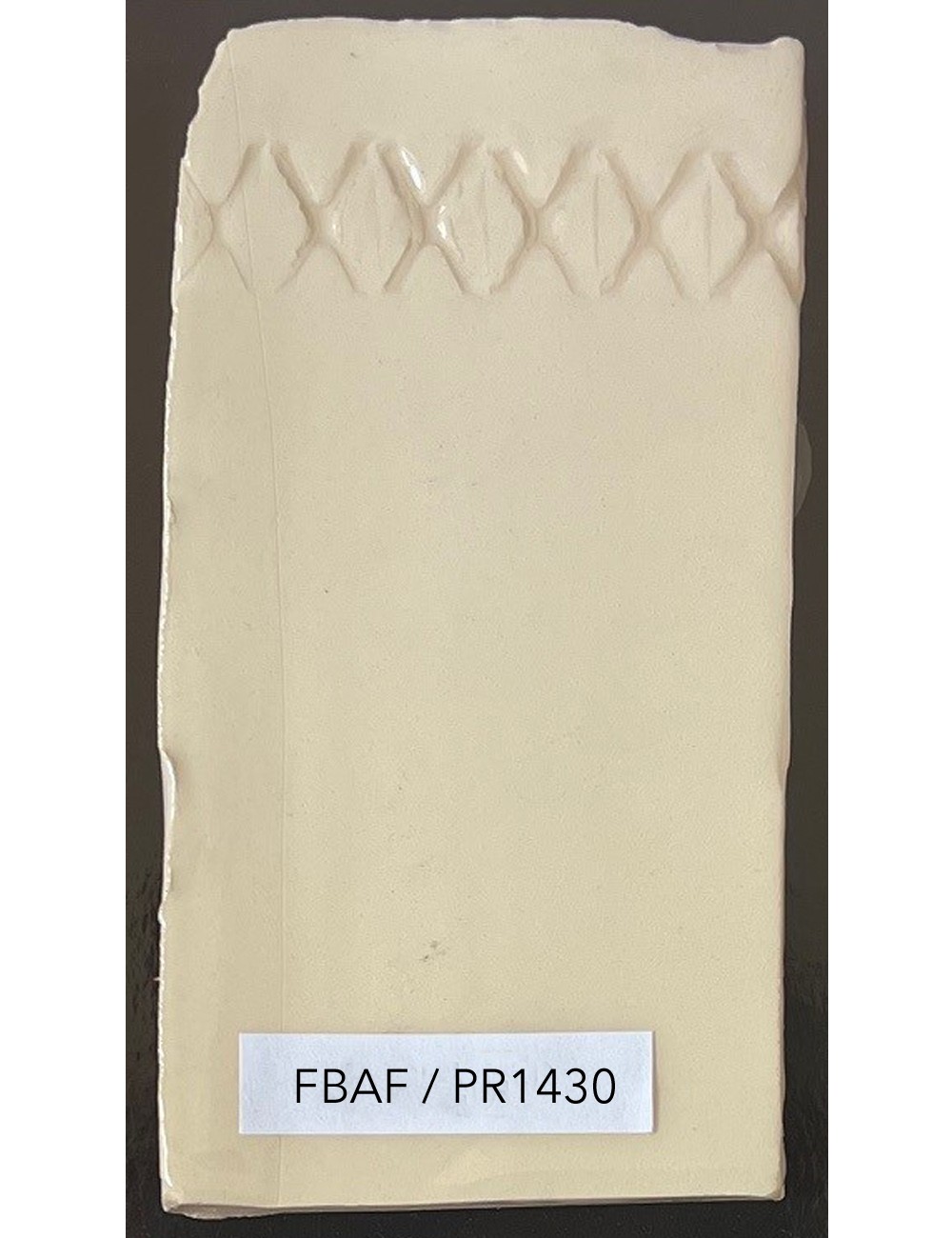 ÉMAIL FAÏENCE TRANSPARENT SS/ PLOMB  BORO CALCIQUE PR1430 (FR3)