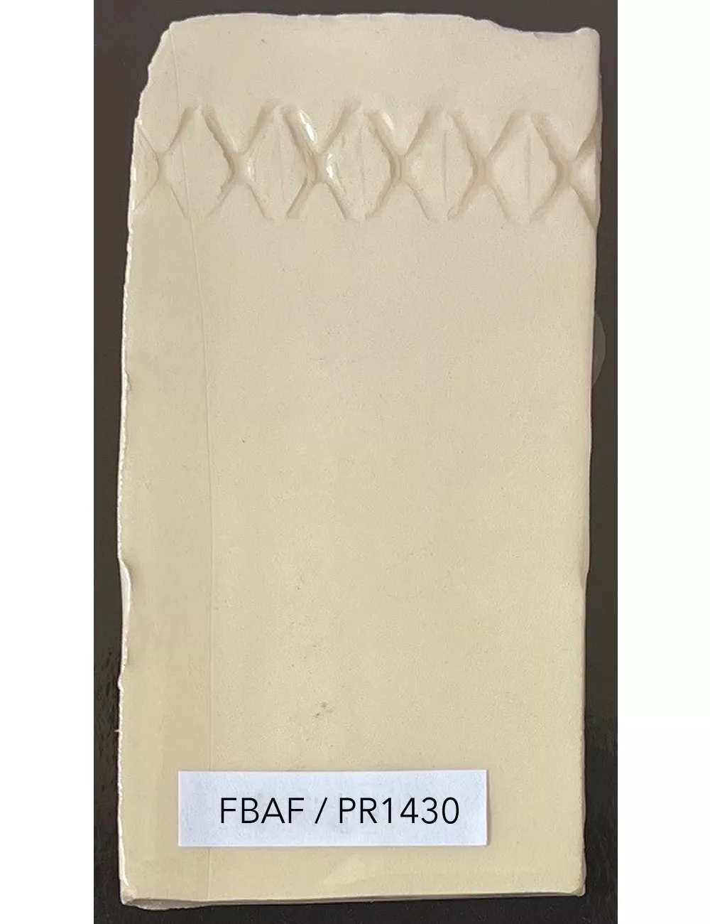 ÉMAIL FAÏENCE TRANSPARENT SS/ PLOMB  BORO CALCIQUE PR1430 (FR3)