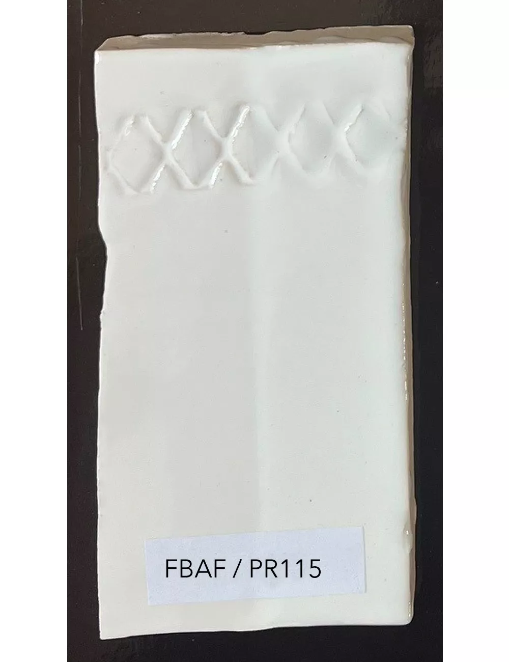 ÉMAIL FAÏENCE OPAQUE SANS PLOMB BRILLANT BLANC PR115