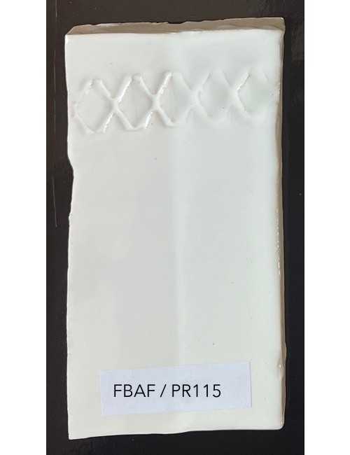 ÉMAIL FAÏENCE OPAQUE SANS PLOMB BRILLANT BLANC PR115