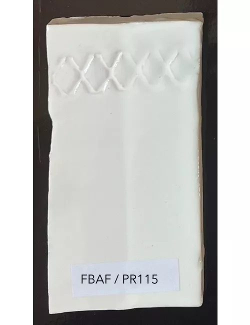 ÉMAIL FAÏENCE OPAQUE SANS PLOMB BRILLANT BLANC PR115