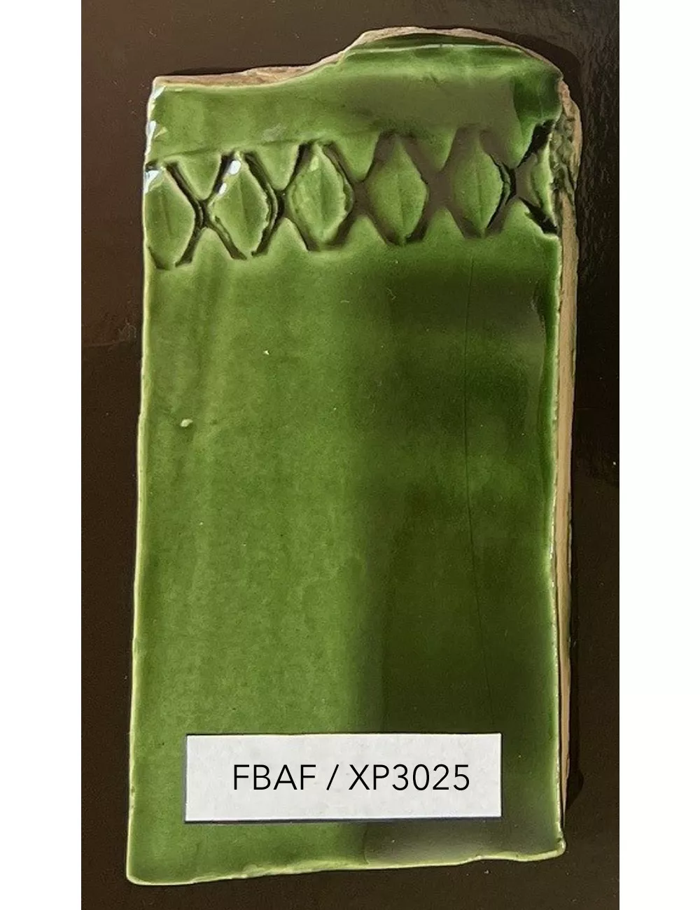 ÉMAIL FAÏENCE TRANSPARENT SANS PLOMB BRILLANT VERT XP3025