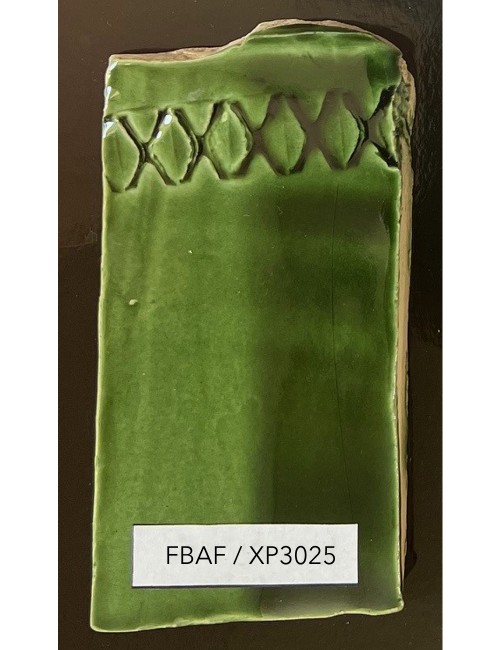 ÉMAIL FAÏENCE TRANSPARENT SANS PLOMB BRILLANT VERT XP3025