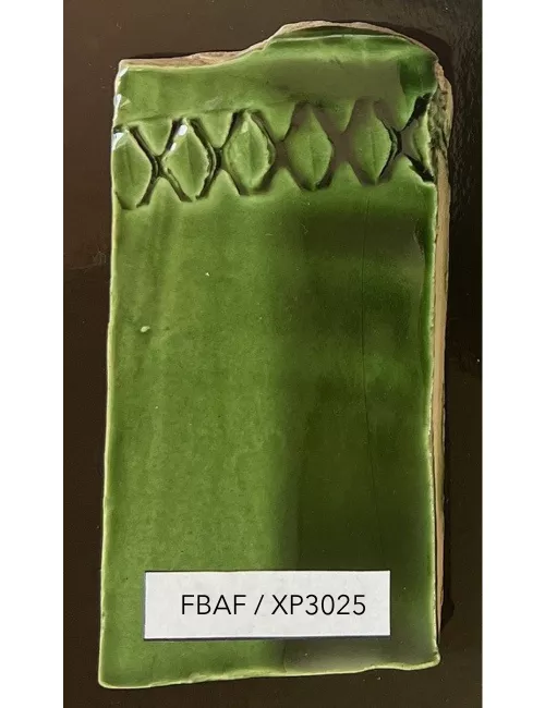 ÉMAIL FAÏENCE TRANSPARENT SANS PLOMB BRILLANT VERT XP3025