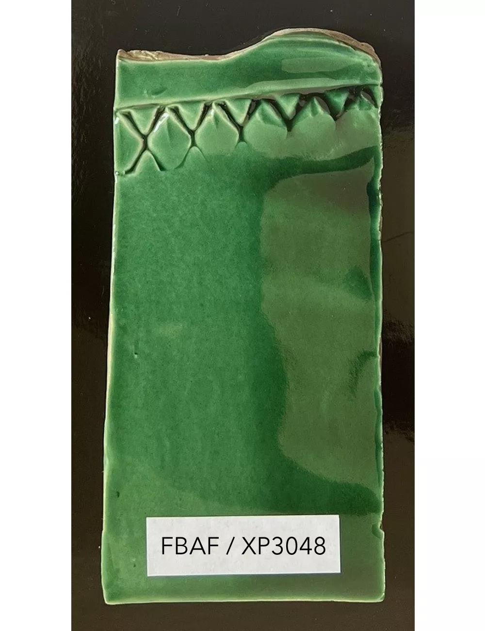 ÉMAIL FAÏENCE TRANSPARENT SANS PLOMB BRILLANT VERT DE CUIVRE XP3048