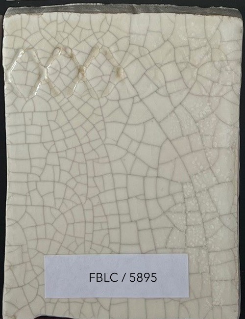 ÉMAIL FAÏENCE & RAKU CRAQUELÉ BRILLANT BLANC 5895