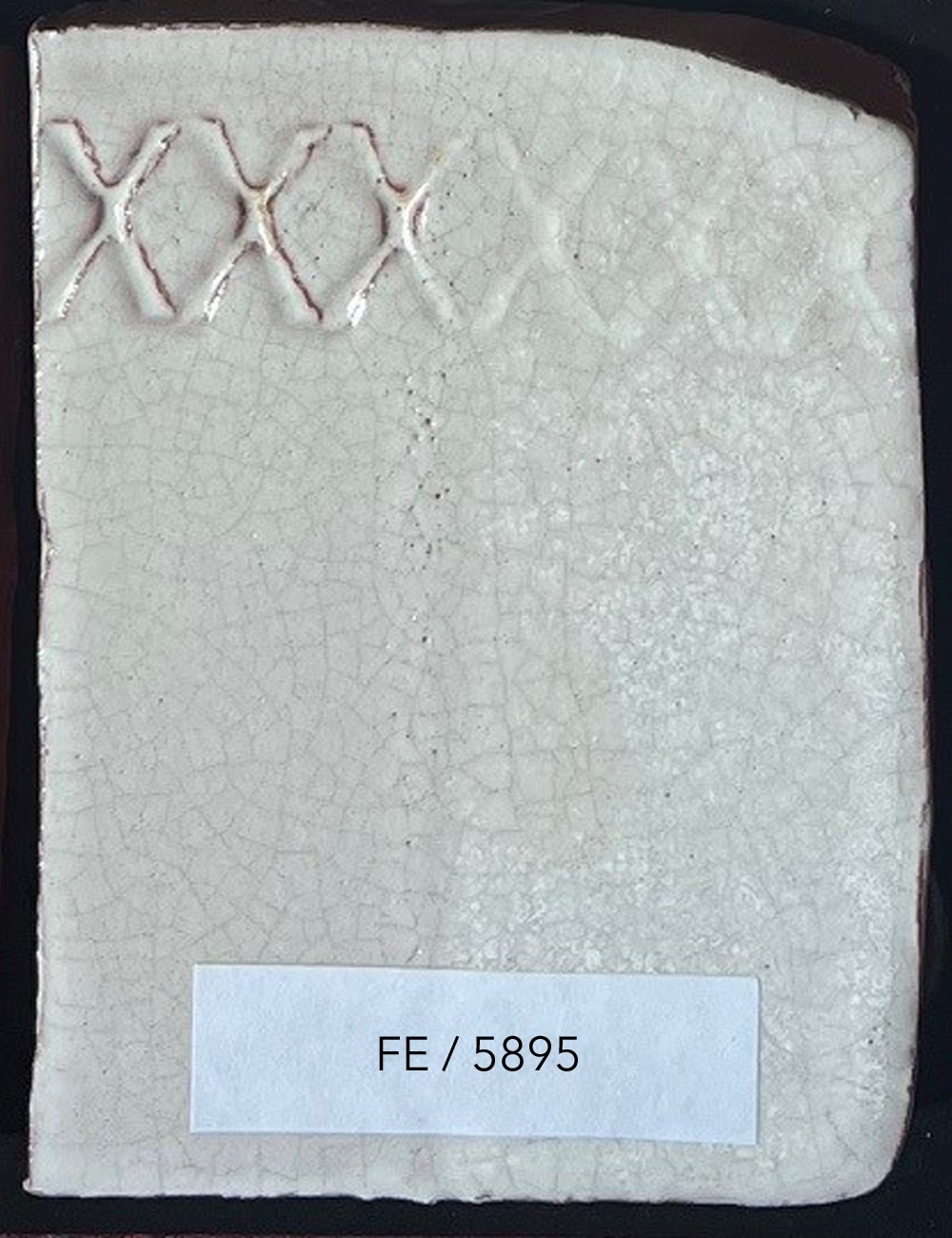 ÉMAIL FAÏENCE & RAKU CRAQUELÉ BRILLANT BLANC 5895