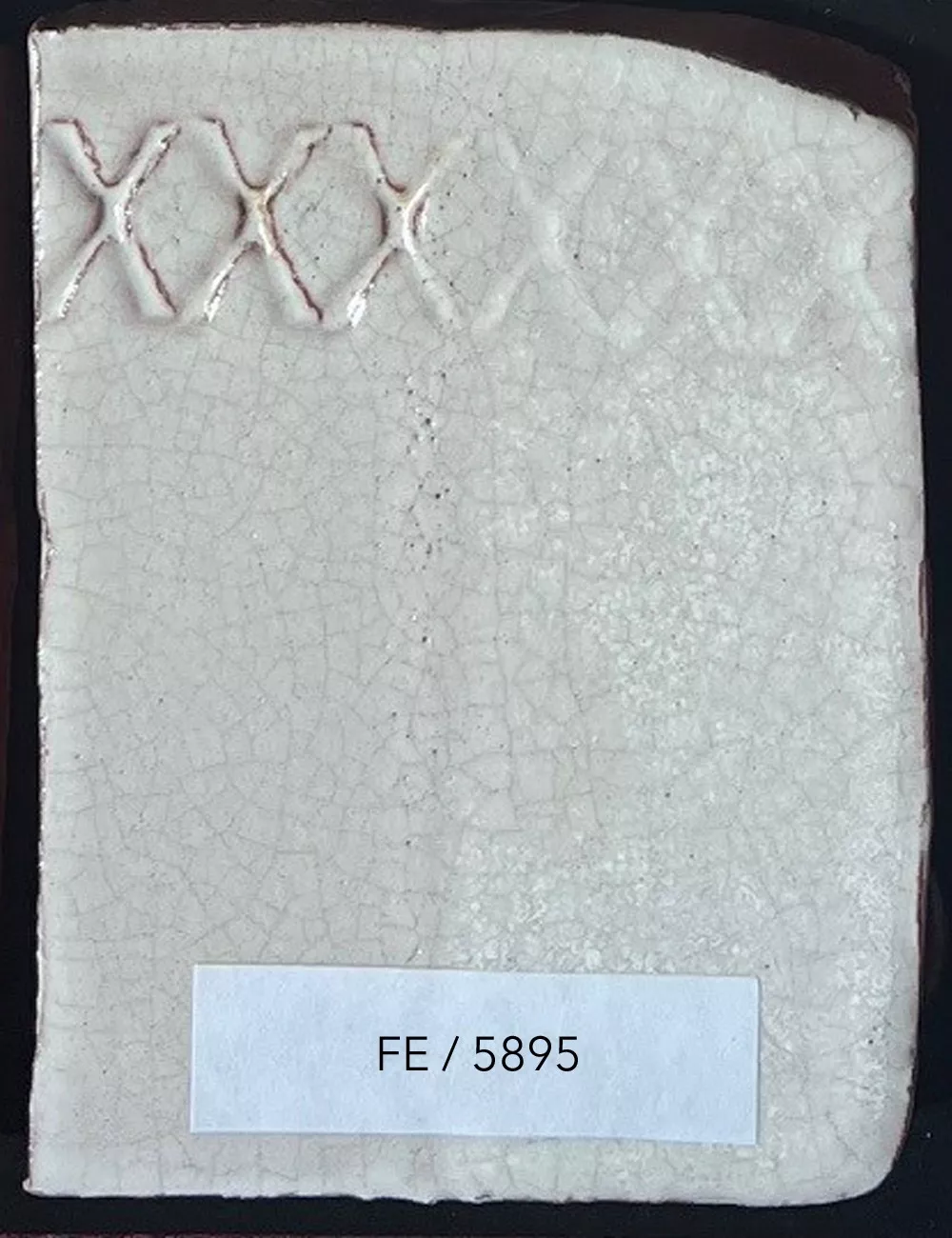 ÉMAIL FAÏENCE & RAKU CRAQUELÉ BRILLANT BLANC 5895