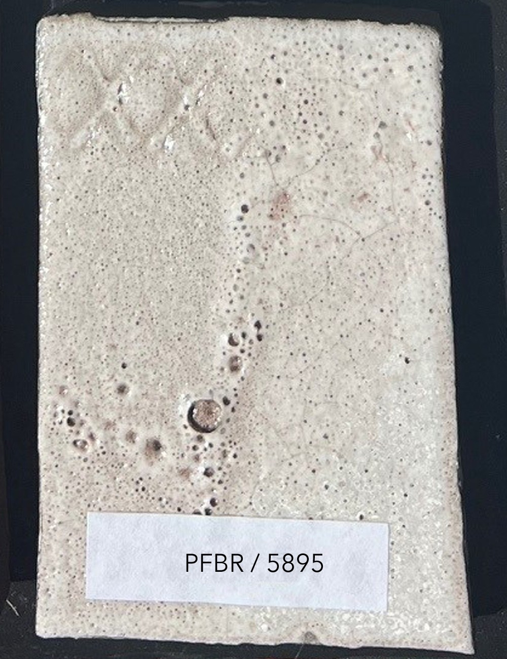ÉMAIL FAÏENCE & RAKU CRAQUELÉ BRILLANT BLANC 5895