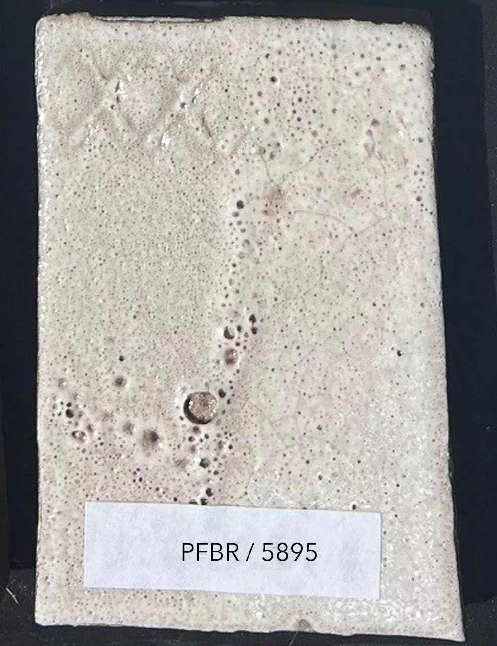ÉMAIL FAÏENCE & RAKU CRAQUELÉ BRILLANT BLANC 5895
