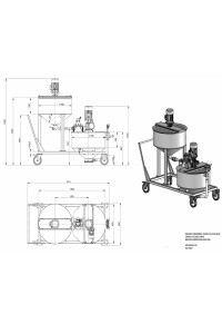 CHARIOT DE COULAGE 200L