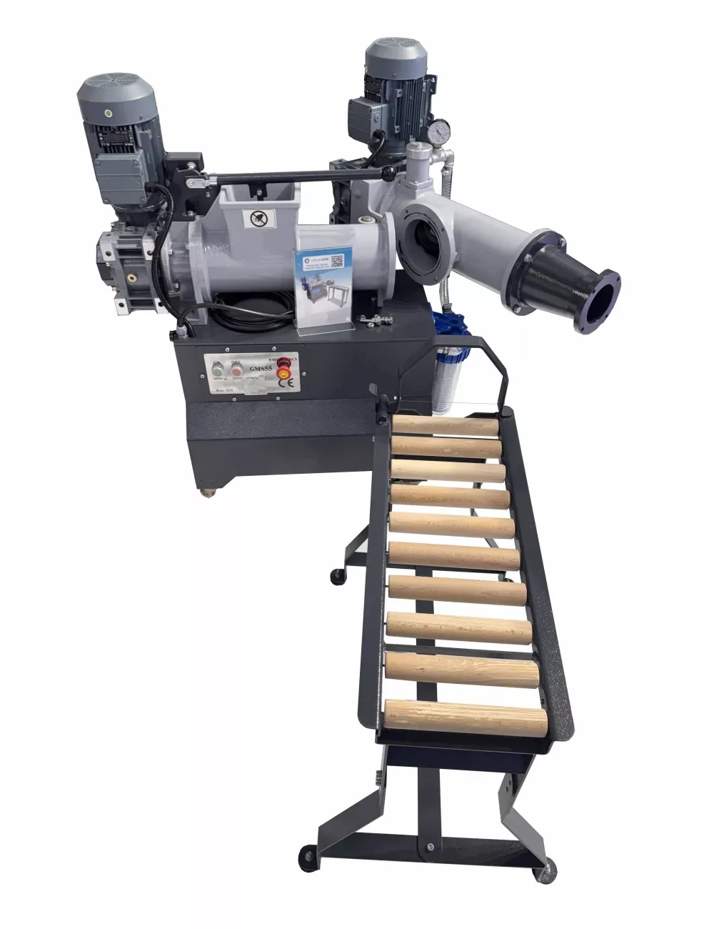 BOUDINEUSE T EN ALUMINIUM ET INOX AVEC VIDE 300 KG/H SEMI-INDUSTRIEL