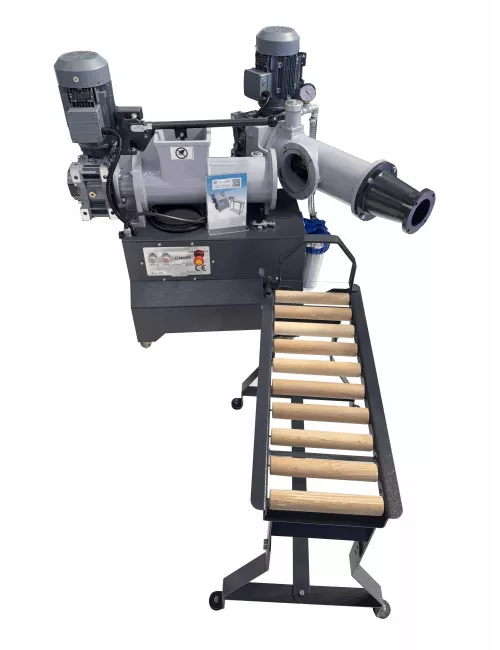 BOUDINEUSE T EN ALUMINIUM ET INOX AVEC VIDE 300 KG/H SEMI-INDUSTRIEL