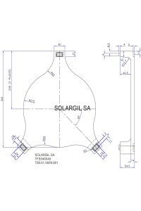 SUPPORTS ASSIETTES EN TFS-FL PLEIN 340*40 1300°C