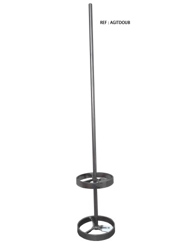 Agitateur inox double hélice AGITDOUB pour émaux et engobes | Solargil