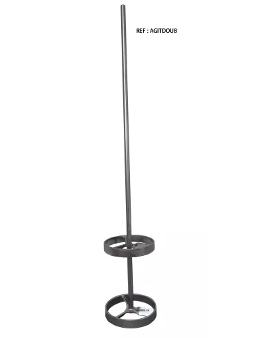 Agitateur inox double hélice AGITDOUB pour émaux et engobes | Solargil