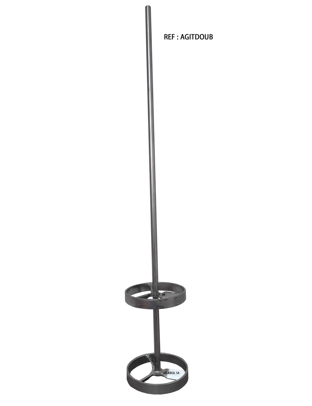 AGITATEUR DOUBLE DIAM 100 X 590 MM