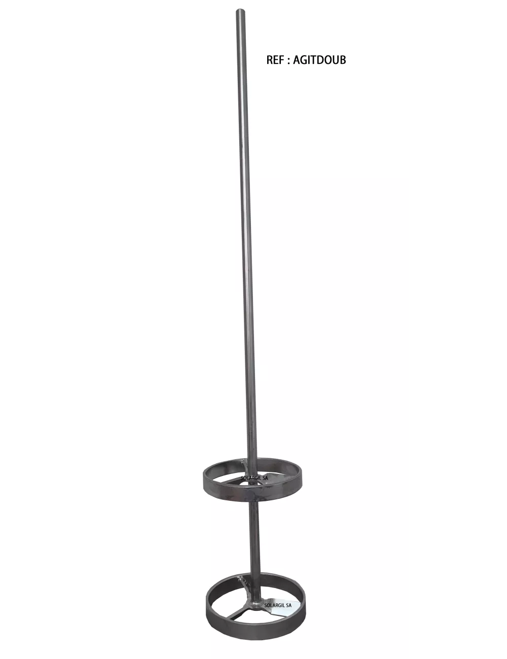 AGITATEUR DOUBLE DIAM 100 X 590 MM