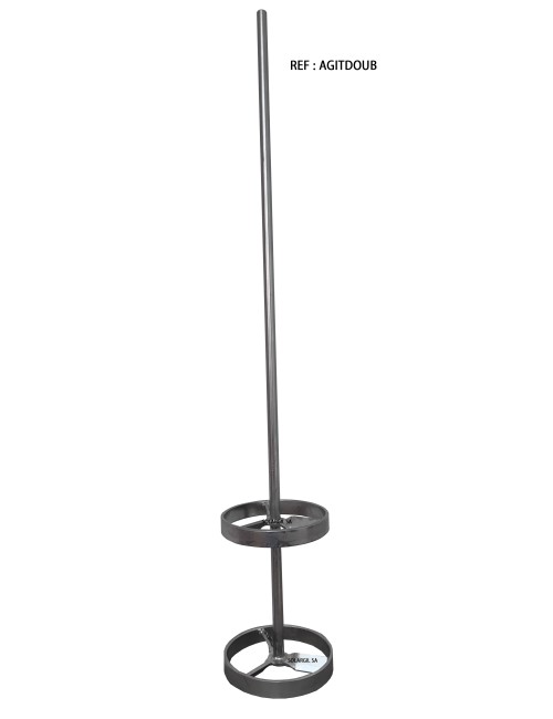 AGITATEUR DOUBLE DIAM 100 X 590 MM