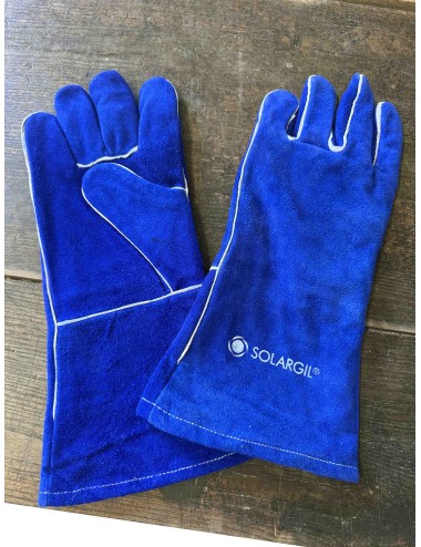 Gants Raku en cuir traité GANRAKU | Protection thermique pour cuisson céramique