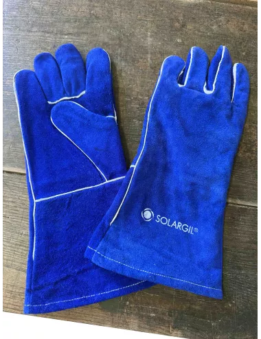 Gants Raku en cuir traité GANRAKU | Protection thermique pour cuisson céramique