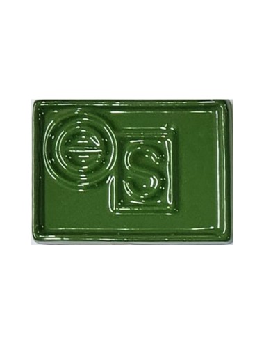 ÉMAIL FAÏENCE TRANSPARENT SANS PLOMB BRILLANT VERT FONCÉ ES7856
