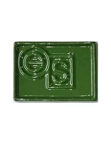 ÉMAIL FAÏENCE TRANSPARENT SANS PLOMB BRILLANT VERT FONCÉ ES7856