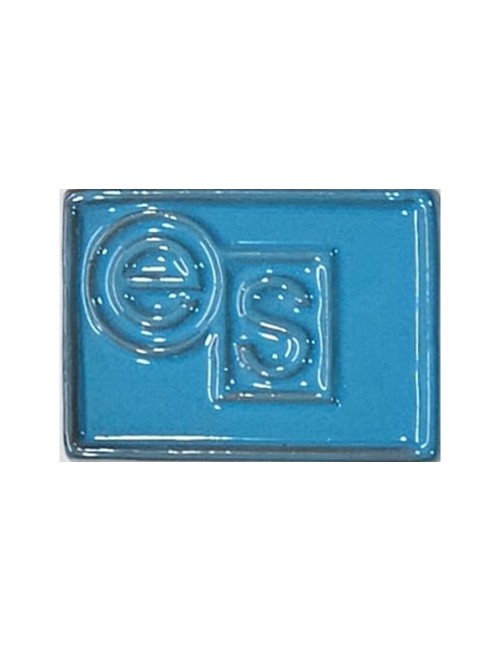 ÉMAIL FAÏENCE TRANSPARENT BLEU CIEL INTENSE BRILLANT SS PLOMB ES8057