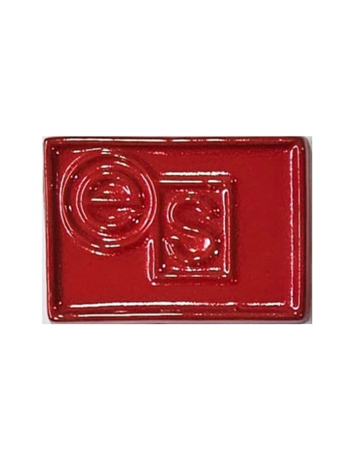 ÉMAIL FAÏENCE TRANSPARENT BRILLANT ROUGE TOMATE ES8647