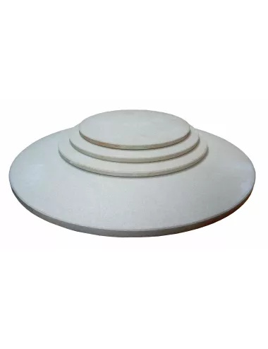 Plaque réfractaire ronde PLAREF470 – Ø 470 × 13 mm, 1340°C