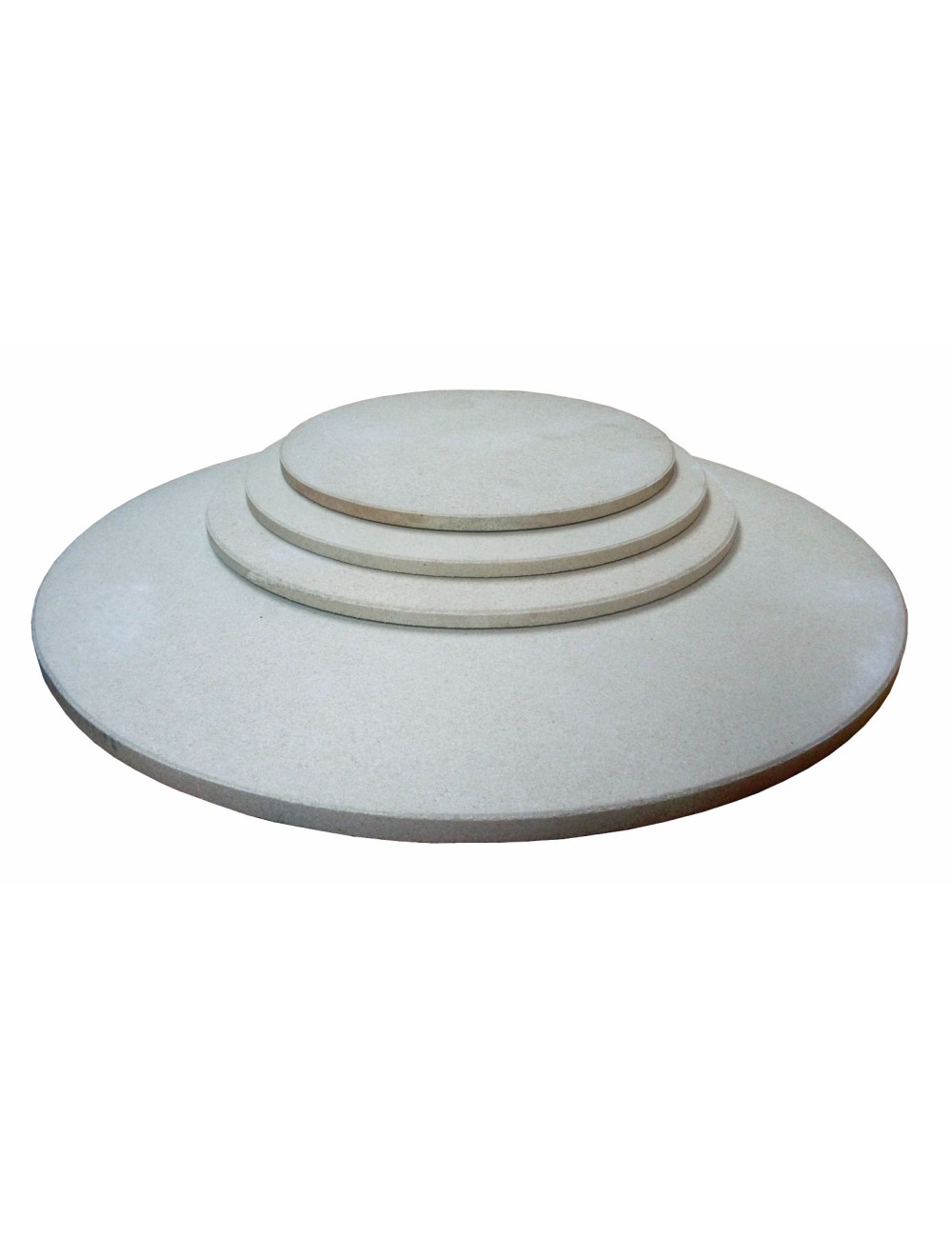 PLAQUE REFRACTAIRE RONDE DIAM 470 X 13 MM 1340°C
