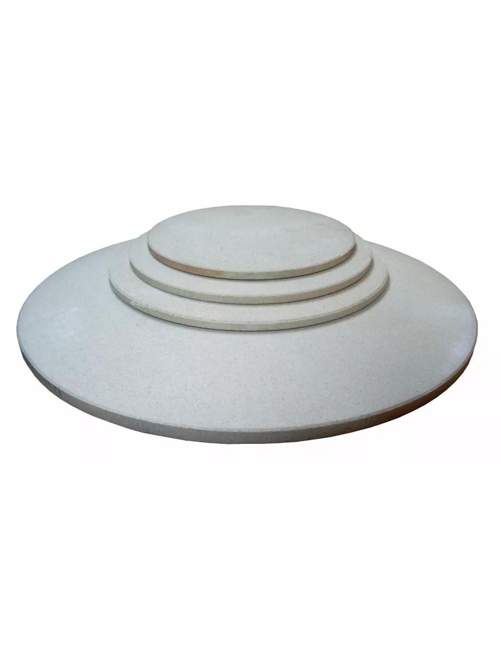 PLAQUE REFRACTAIRE RONDE DIAM 470 X 13 MM 1340°C