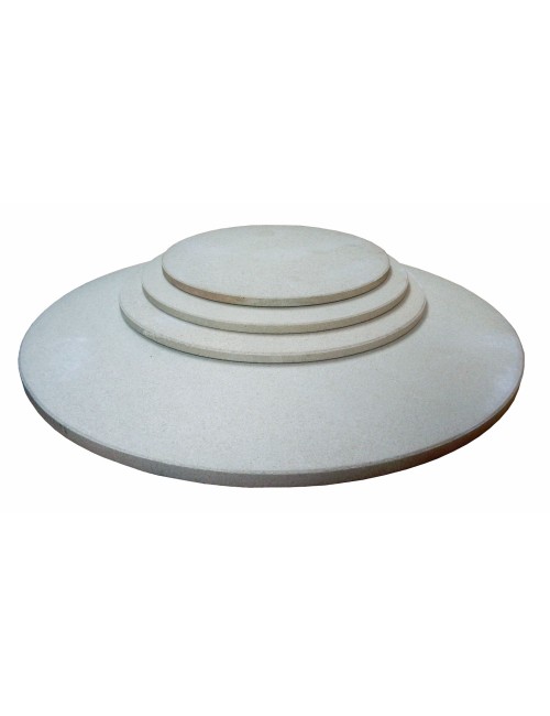 PLAQUE REFRACTAIRE RONDE DIAM 470 X 13 MM 1340°C