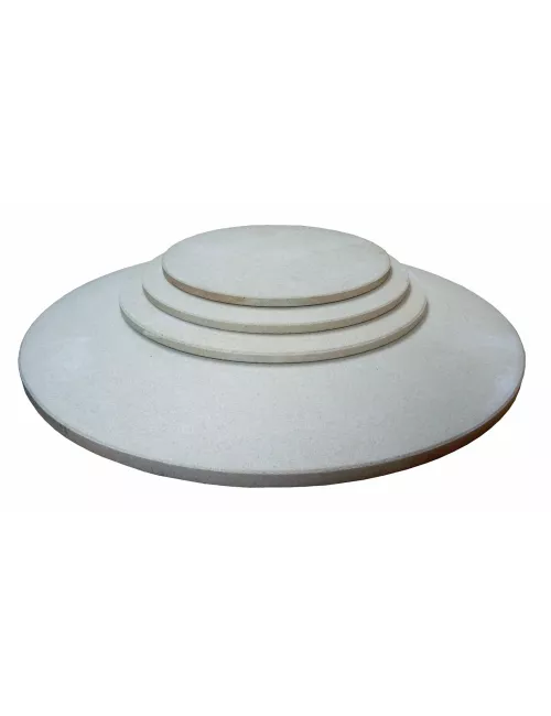 PLAQUE REFRACTAIRE RONDE DIAM 470 X 13 MM 1340°C