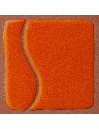ÉMAIL FAÏENCE OPAQUE CLOISONNÉ BRILLANT ORANGE CS220