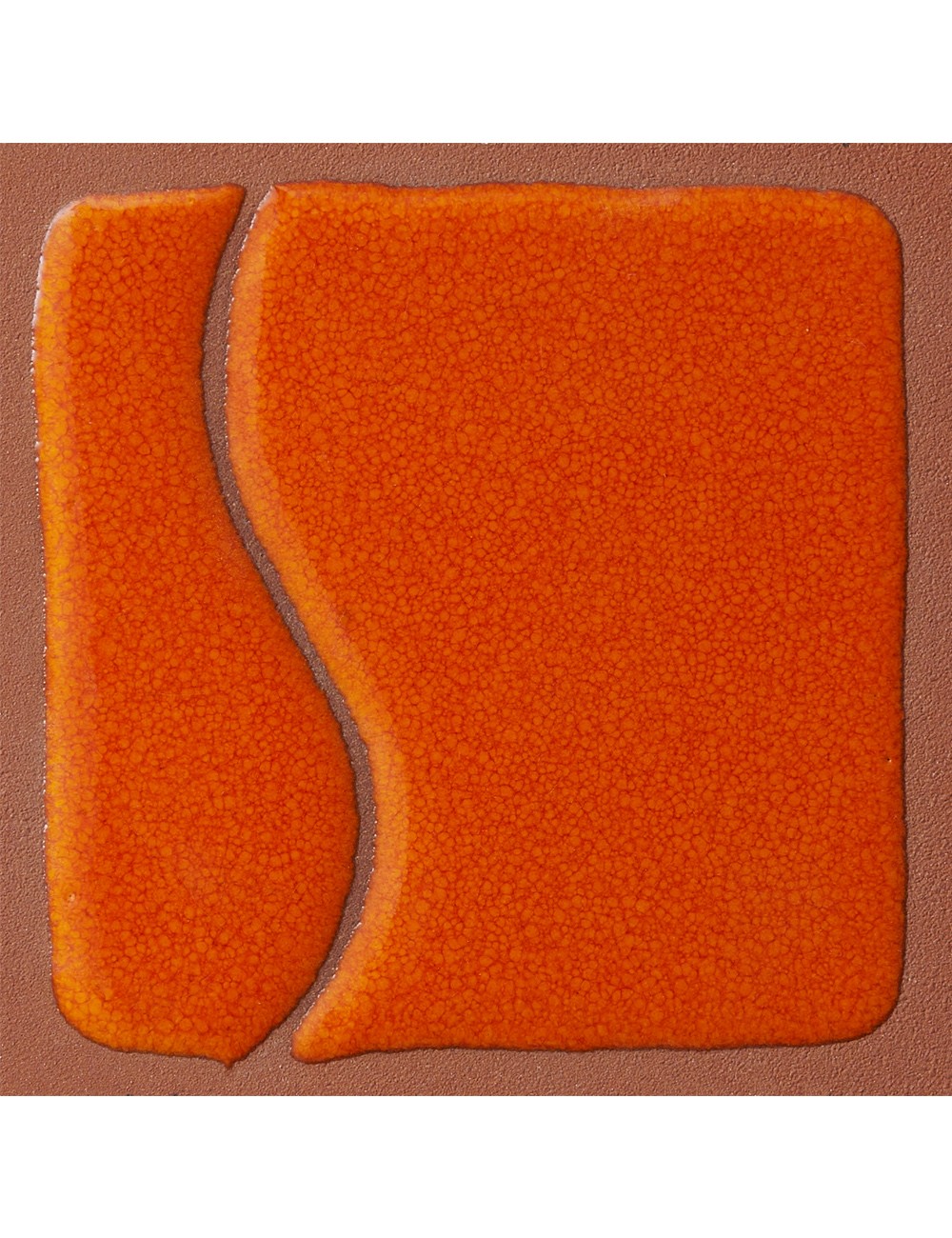 ÉMAIL FAÏENCE OPAQUE CLOISONNÉ BRILLANT ORANGE CS220