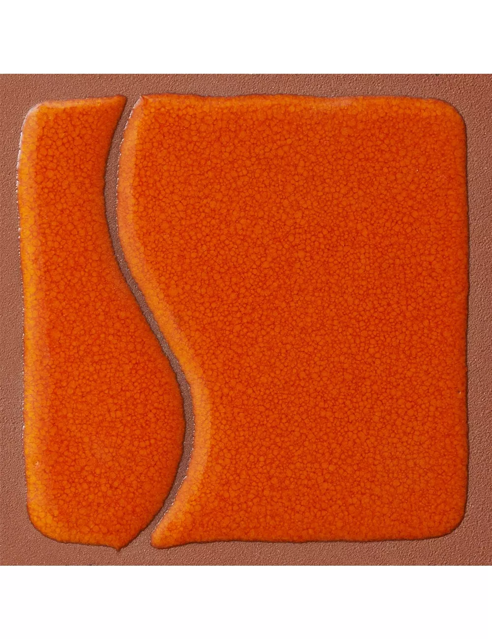 ÉMAIL FAÏENCE OPAQUE CLOISONNÉ BRILLANT ORANGE CS220