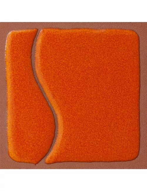 ÉMAIL FAÏENCE OPAQUE CLOISONNÉ BRILLANT ORANGE CS220