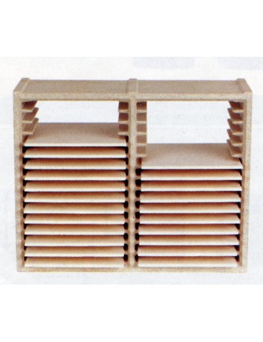 GAZETTE SIMPLE POUR CARREAUX 200*200*16.7 MM 1300°C