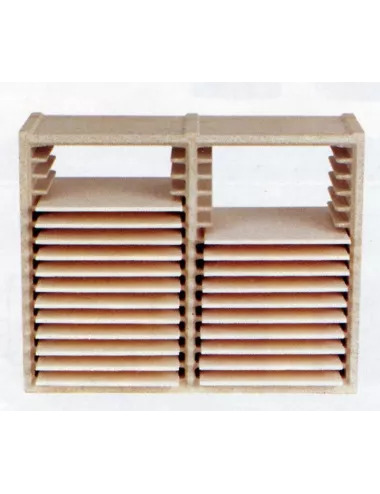 GAZETTE SIMPLE POUR CARREAUX 200*200*16.7 MM 1300°C